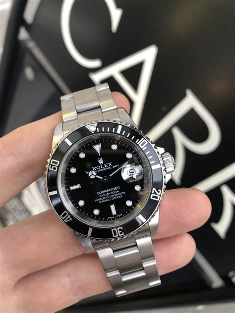 rolex 16610 crystal replacement|rolex submariner date 16610 price.